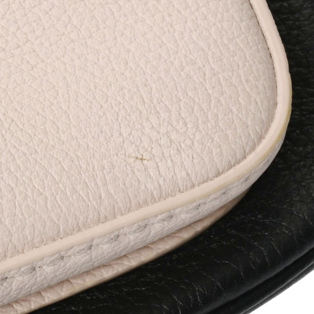 Louis Vuitton Bag Shoulder Noir Lock Me Calf Black Tender Leather Grained - Picture 8 of 11